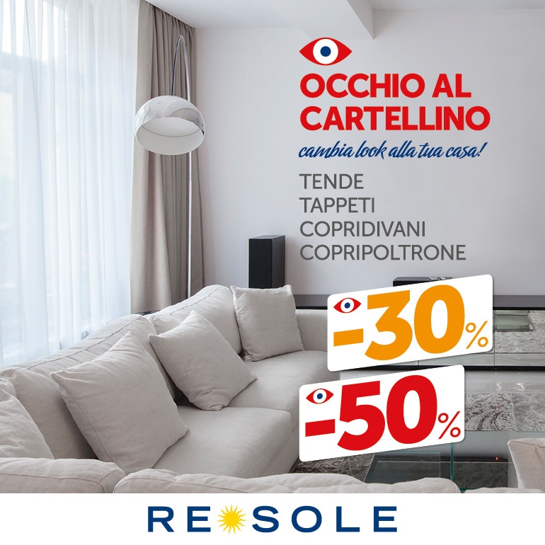 Riparti con gli sconti Re Sole e rinnova il tuo living